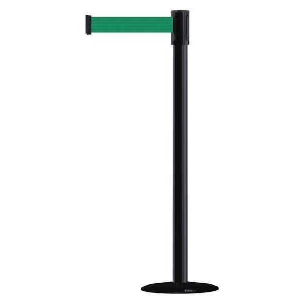 Slimline Post, Green, Black Post Finish