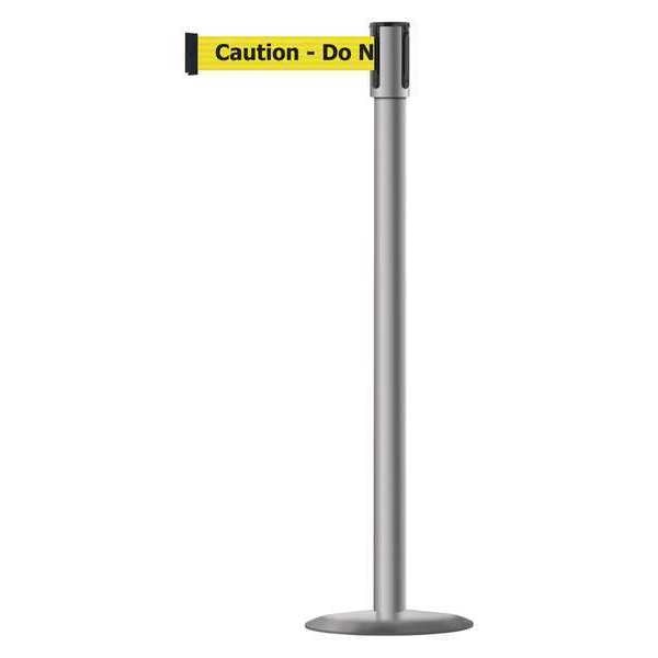 Slimline Post, Steel, Caution Do Not Enter