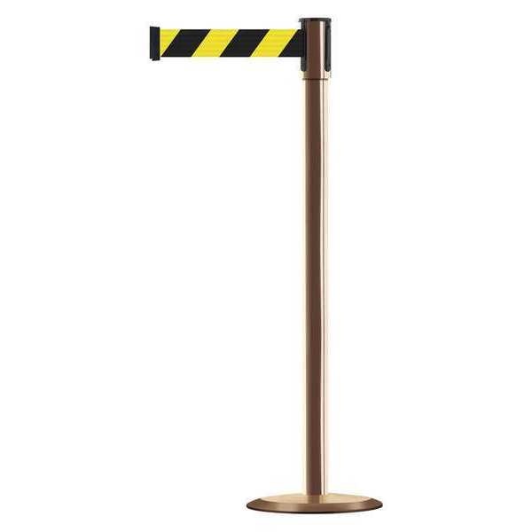 Slimline Post, Polished Brass Steel
