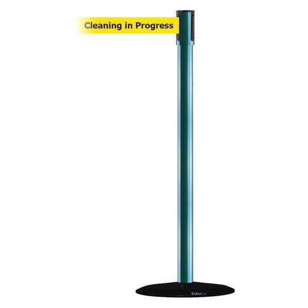 Slimline Post, Steel, Green, 14in.Base Dia.
