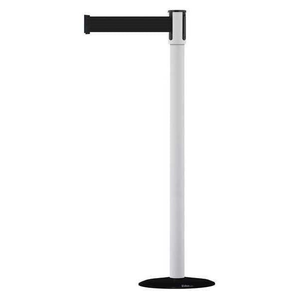 Slimline Post, Black, White Post Finish