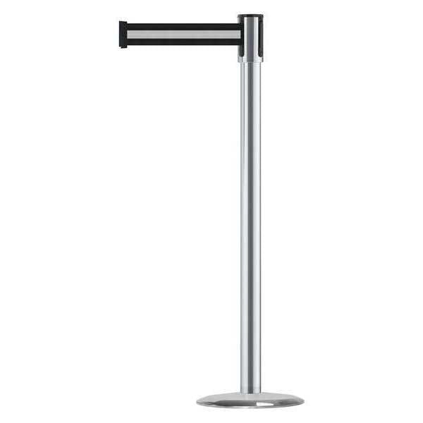 Slimline Post, Satin Chrome, Steel