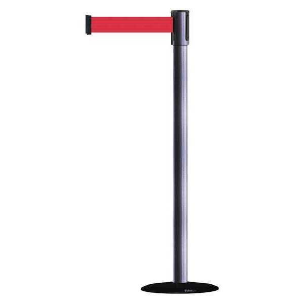 Slimline Post, Red, Gray Hammer Tone