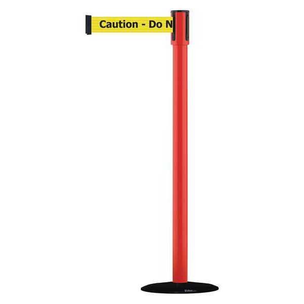 Slimline Post, Red, Caution Do Not Enter