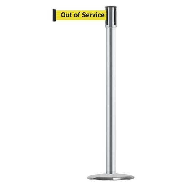 Slimline Post, Satin Chrome, Standard