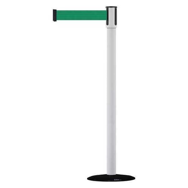 Slimline Post, Green, White Post Finish