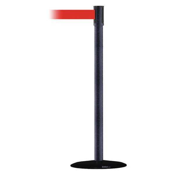 Slimline Post, Red, Black Wrinkle