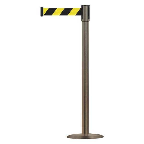 Slimline Post, Standard, Steel, 1 Belt