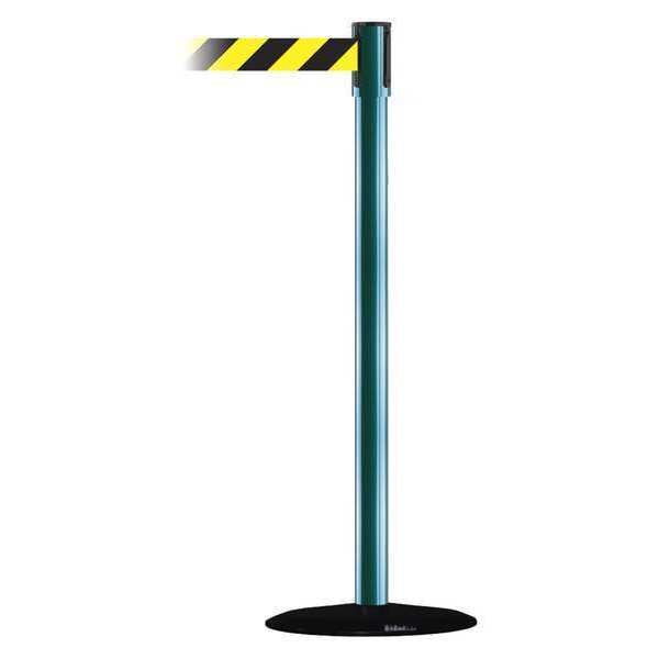 Slimline Post, Green, 1 Belt, Steel