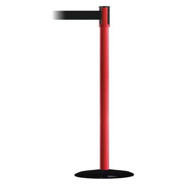 Slimline Post, Black, Red Post Finish