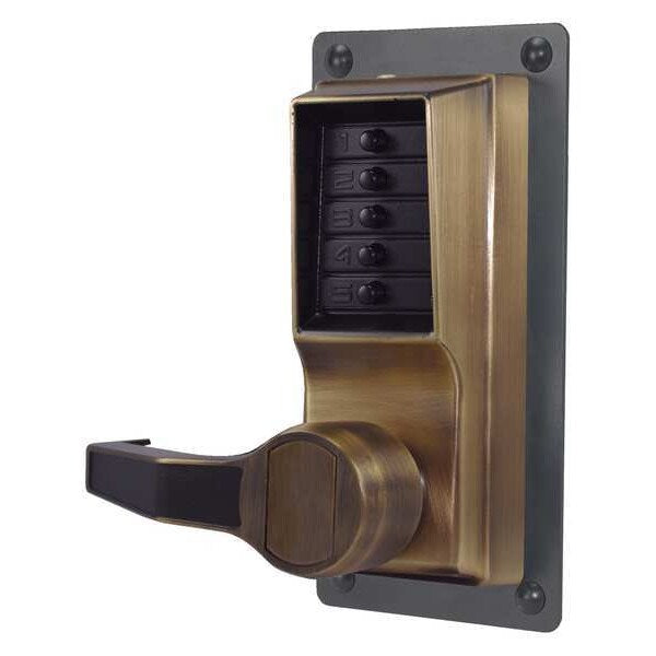 Push Button Lockset, 10000, Left, Lever