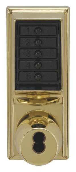 Push Button Lockset, 1000, Nonhanded, Lever