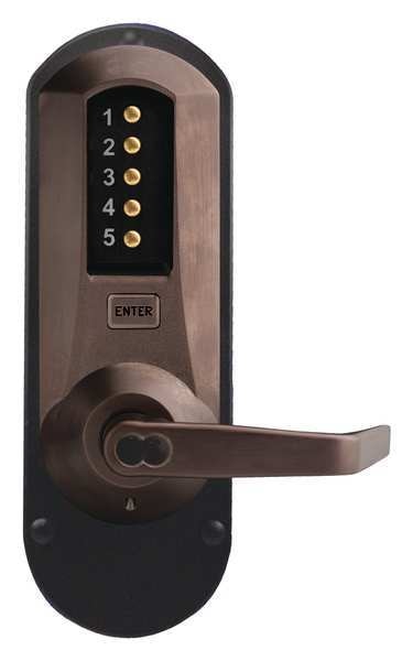 Push Button Lockset, 5000, Lever
