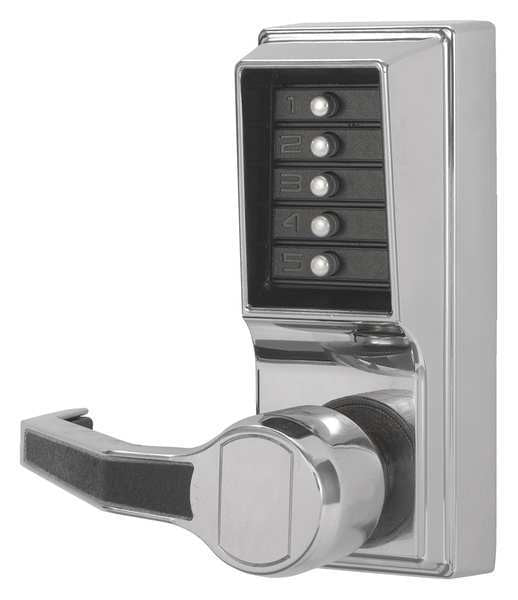 Push Button Lockset, 1000, Lever
