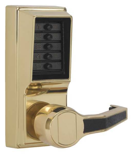 Push Button Lockset, Right, Lever