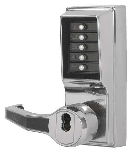 Push Button Lockset, Left, Lever
