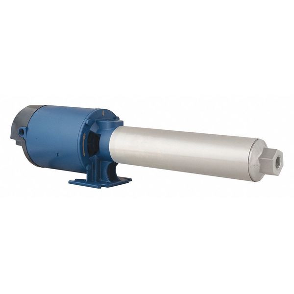 Multi-Stage Booster Pump, 3/4 hp, 120/240V AC, 1 Phase, 3/4 in NPT Inlet Size, 16 Stage