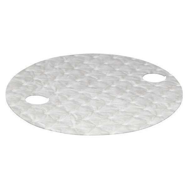 Sorbents, 8 gal/pk, 0.32 gal/pad, Oil Absorbed, White, Polypropylene, 25 PK