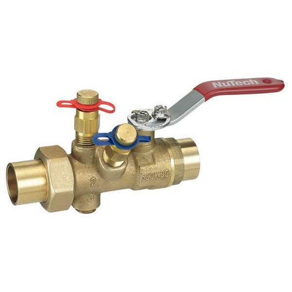 Manual Balancing Valve, 1/2 In, Sweat