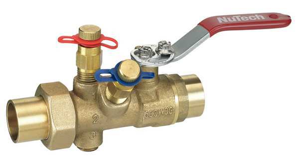 Manual Balancing Valve, 2 In, Sweat