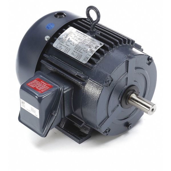 3-Phase General Purpose Motor, 3 HP, 182T Frame, 230/460V AC Voltage, 3,530 Nameplate RPM