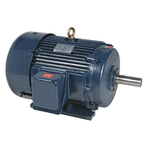 3-Phase General Purpose Motor, 125 HP, 444TS Frame, 460V AC Voltage, 3,580 Nameplate RPM