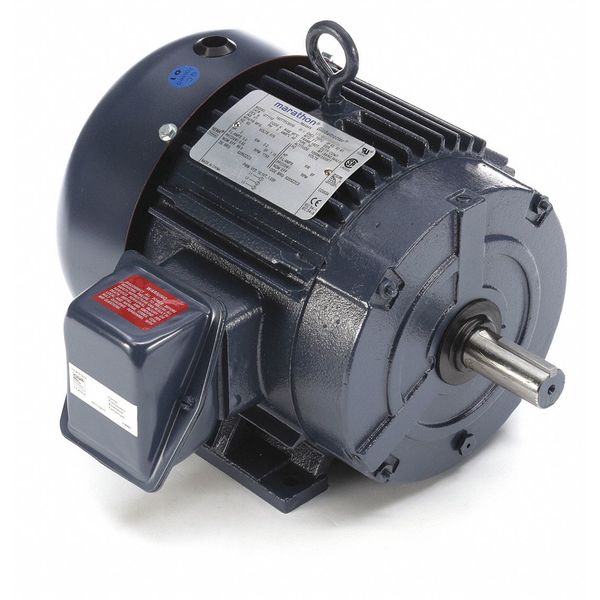 3-Phase General Purpose Motor, 3 HP, 182T Frame, 575V AC Voltage, 1,762 Nameplate RPM