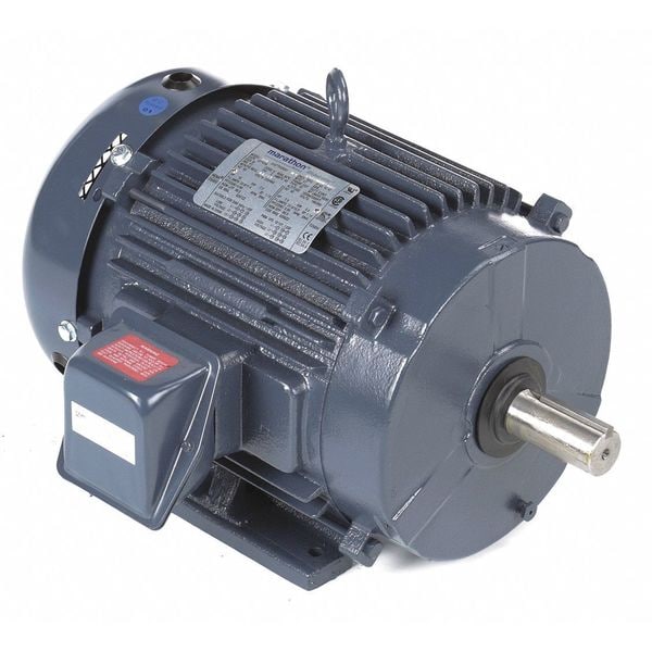 3-Phase General Purpose Motor, 10 HP, 215T Frame, 230/460V AC Voltage, 3,518 Nameplate RPM