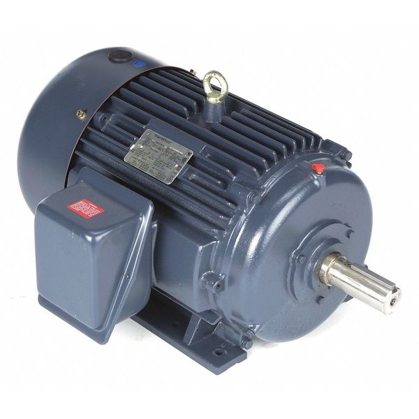 3-Phase General Purpose Motor, 15 HP, 284T Frame, 230/460V AC Voltage, 1,182 Nameplate RPM