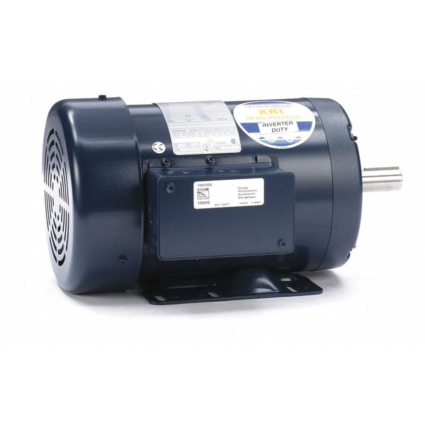 3-Phase General Purpose Motor, 1 HP, 143T Frame, 230/460V AC Voltage, 1,760 Nameplate RPM