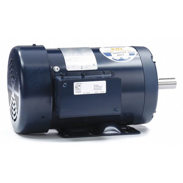 3-Phase General Purpose Motor, 1 HP, 145T Frame, 230/460V AC Voltage, 1,170 Nameplate RPM