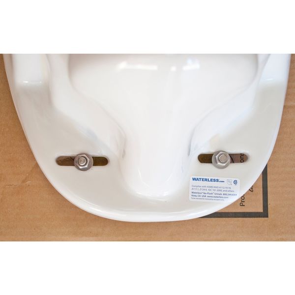 Waterless Urinal, Wall Mount