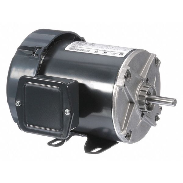 3-Phase General Purpose Motor, 1/4 HP, 48 Frame, 208-230/460V AC Voltage, 1,725 Nameplate RPM