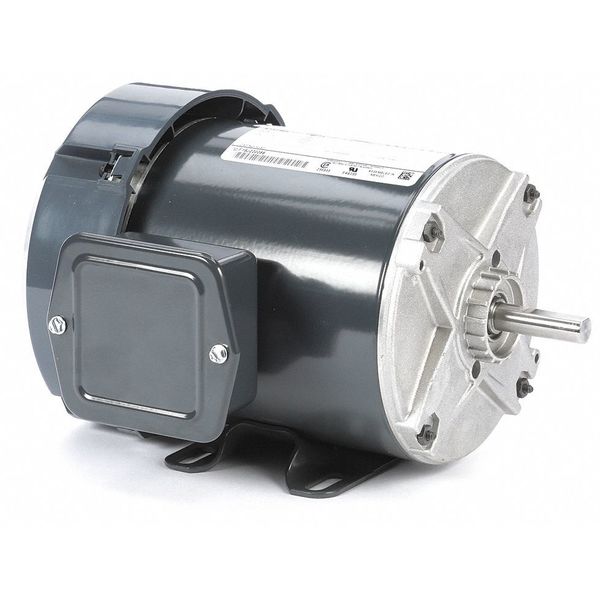 3-Phase General Purpose Motor, 1/3 HP, 48 Frame, 208-230/460V AC Voltage, 3,450 Nameplate RPM