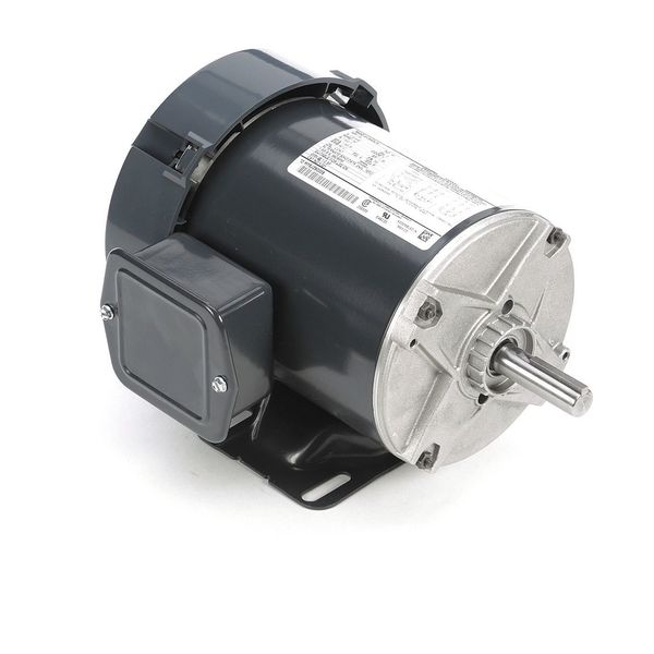 3-Phase General Purpose Motor, 1/4 HP, 56 Frame, 208-230/460V AC Voltage, 1,140 Nameplate RPM