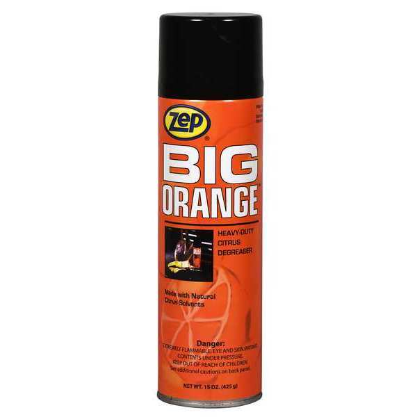 Liquid 15 oz. Big Orange Solvent Degreaser, Aerosol Can 12 PK