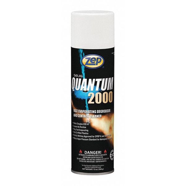 Liquid 13 oz. Quantum 2000 Cleaner and Degreaser, Aerosol Can 12 PK