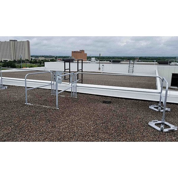 Fixed Ladder Guardrail System