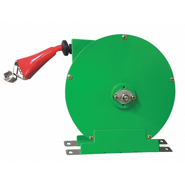 Cable Reel, 20 ft., Powder Coated, Green
