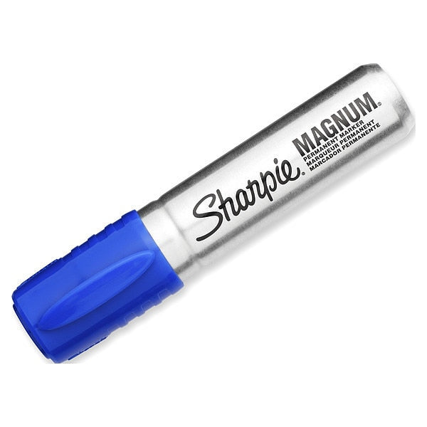Permanent Marker, Oversized Chisel Tip Blue PK12