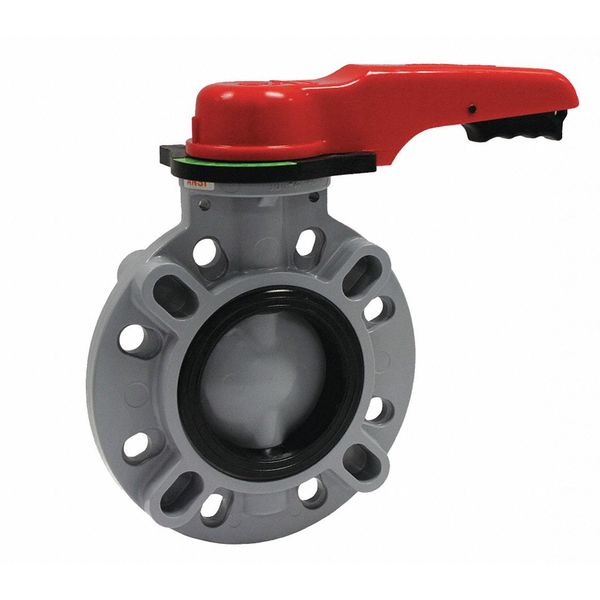Valve, Wafer, CPVC, 4