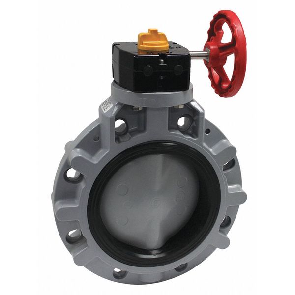 Valve, Wafer, CPVC, 4