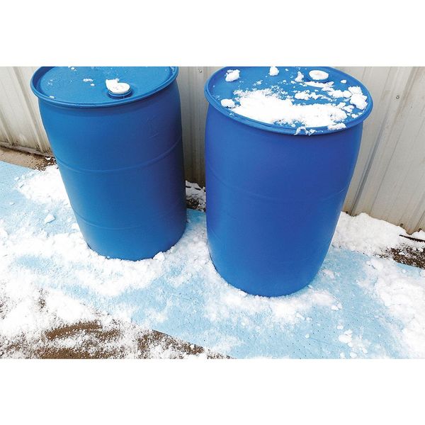 Sorbents, 49 gal/pk, Oil Absorbed, Blue, Polypropylene