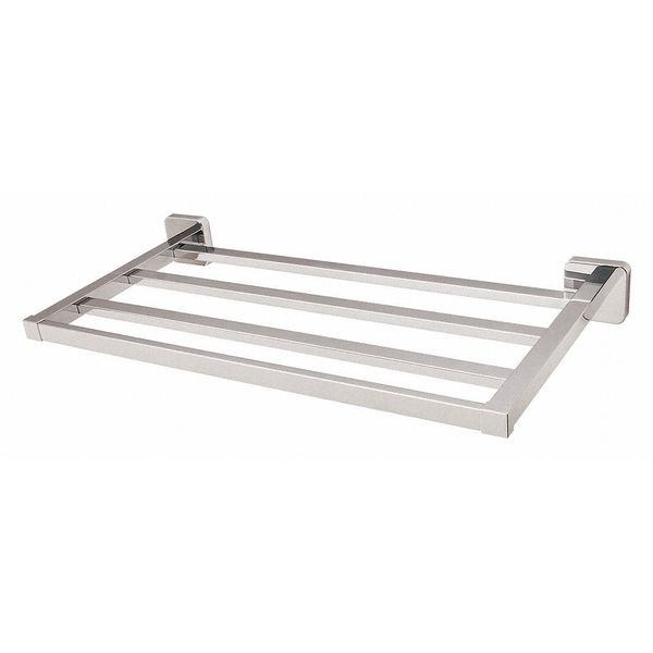 Towel Rack, Silver, 50 lb. Cap., 9-5/8