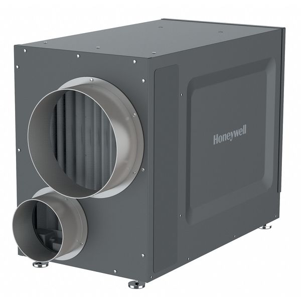 Ducted Whole House Dehumidifier, Gray, Single Speed Speeds, Metal