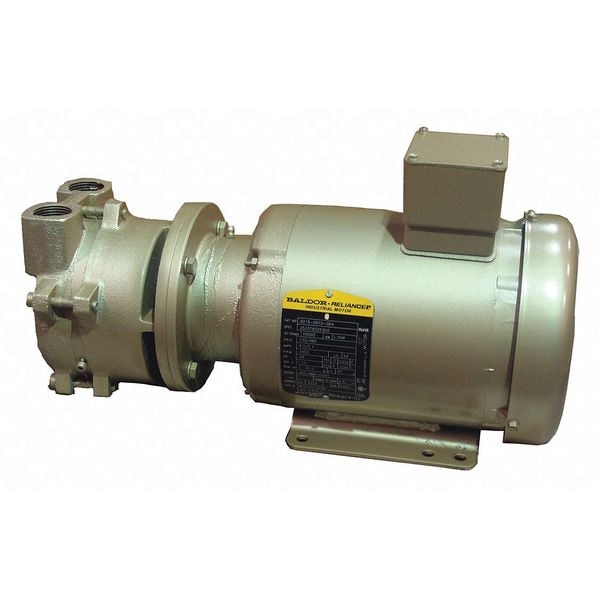 Liquid Ring Vacuum Pump, 3 HP, 35 cfm