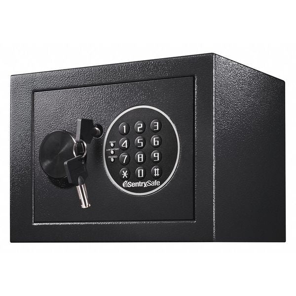 Security Safe, 0.14 cu ft, 8.1 lb, Digital Lock