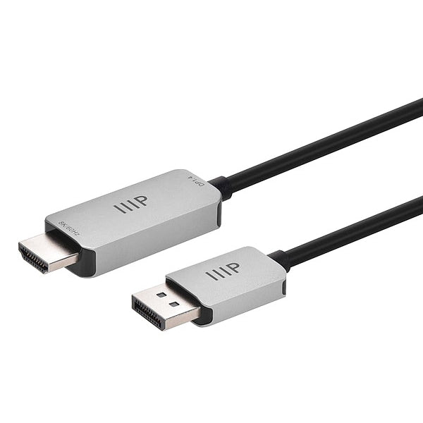 HDMI Cable, 6 ft, L, Shielded, Black