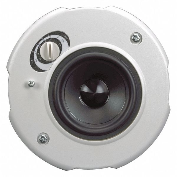 In-Ceiling Speaker, White, 20 Max. Wattage