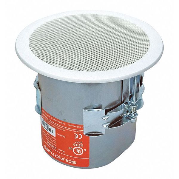 In-Ceiling Speaker, White, 20 Max. Wattage